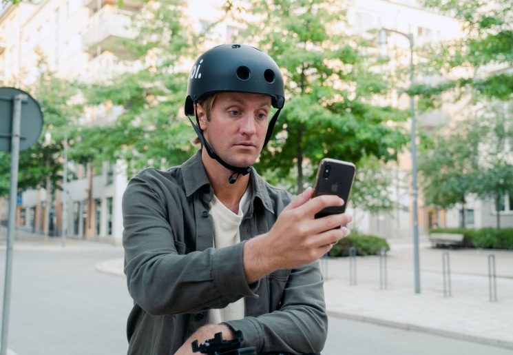 selfie trottinette